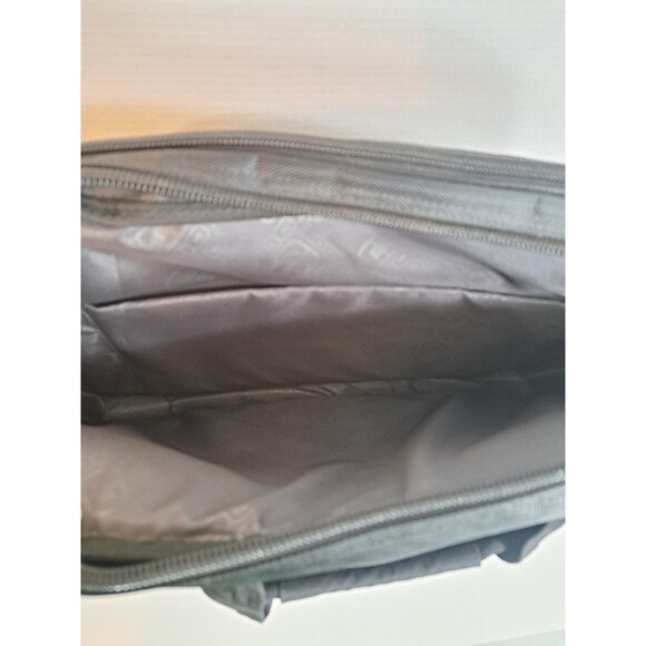 Ogio Multi Zip Messenger Laptop Black Bag Utility Travel Storage Pockets 18"x12" - Picture 10 of 13